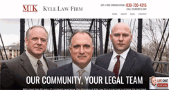 Desktop Screenshot of kylelawfirm.com